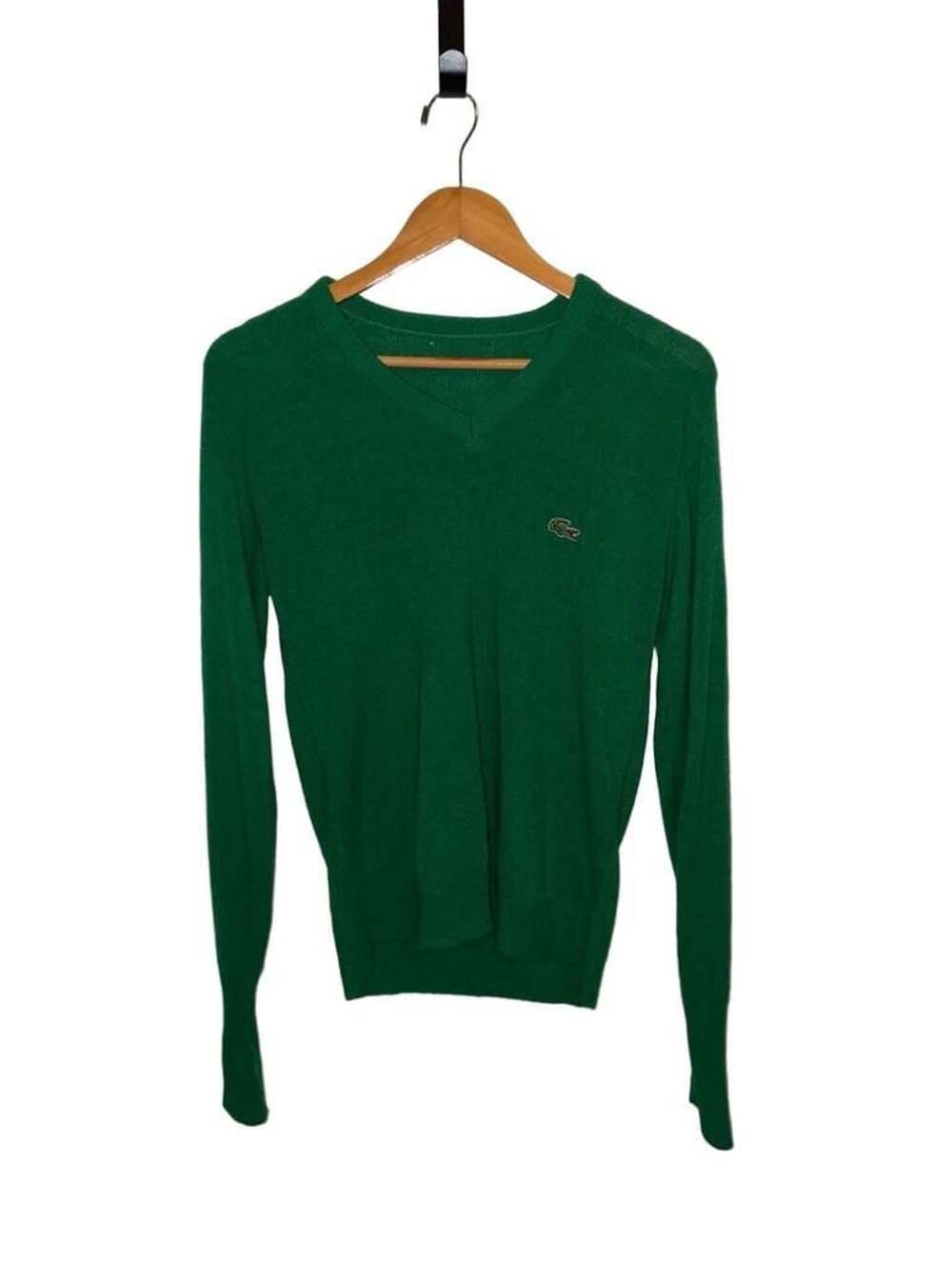 Vintage IZOD Lacoste V-Neck Sweater Green